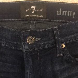 SEVEN 7 FOR ALL MANKIND JEANS SLIMMY WAIST 32